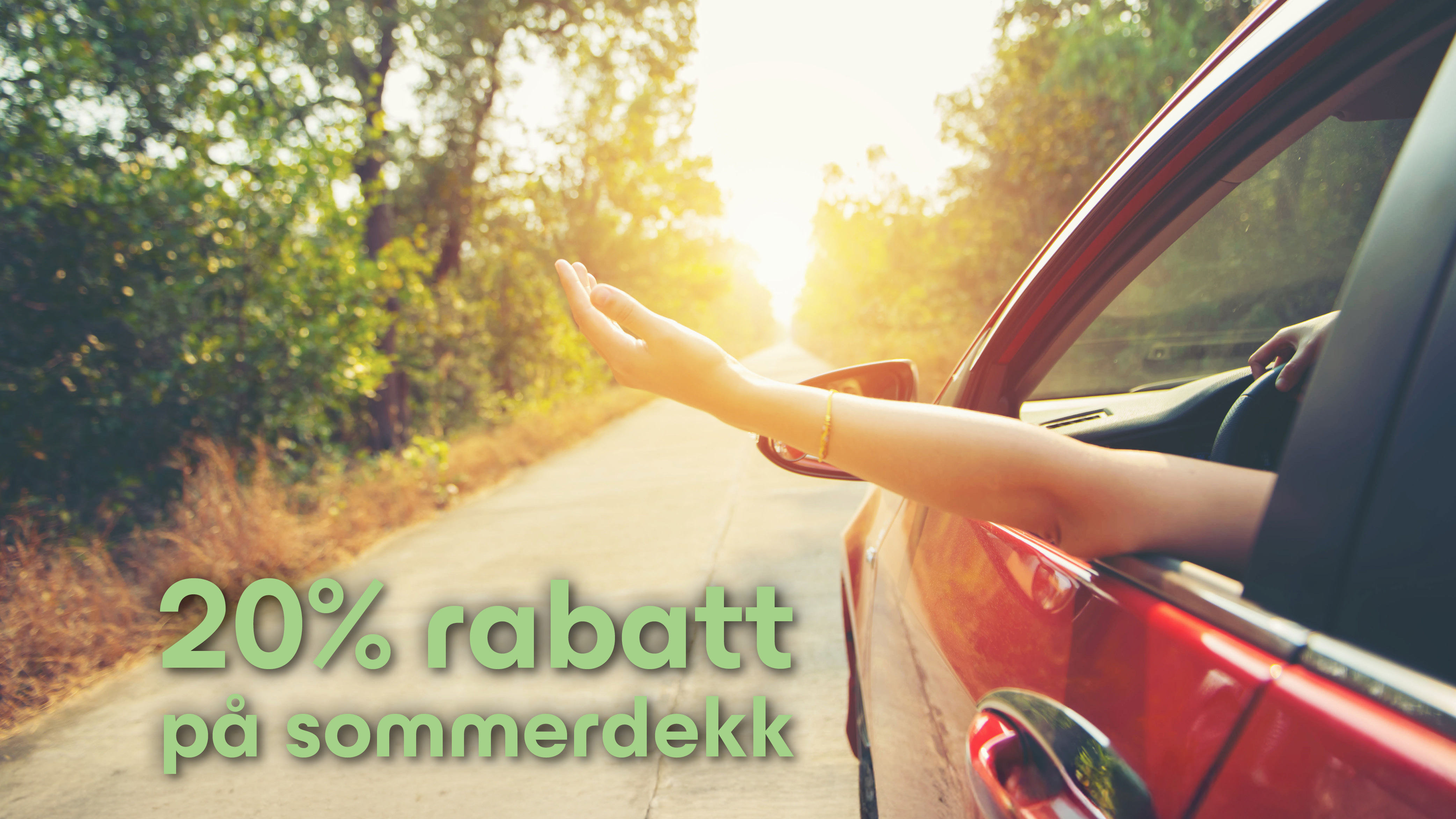 bilde_Forsidebanner Sommerdekk Kampanje 20Prosent