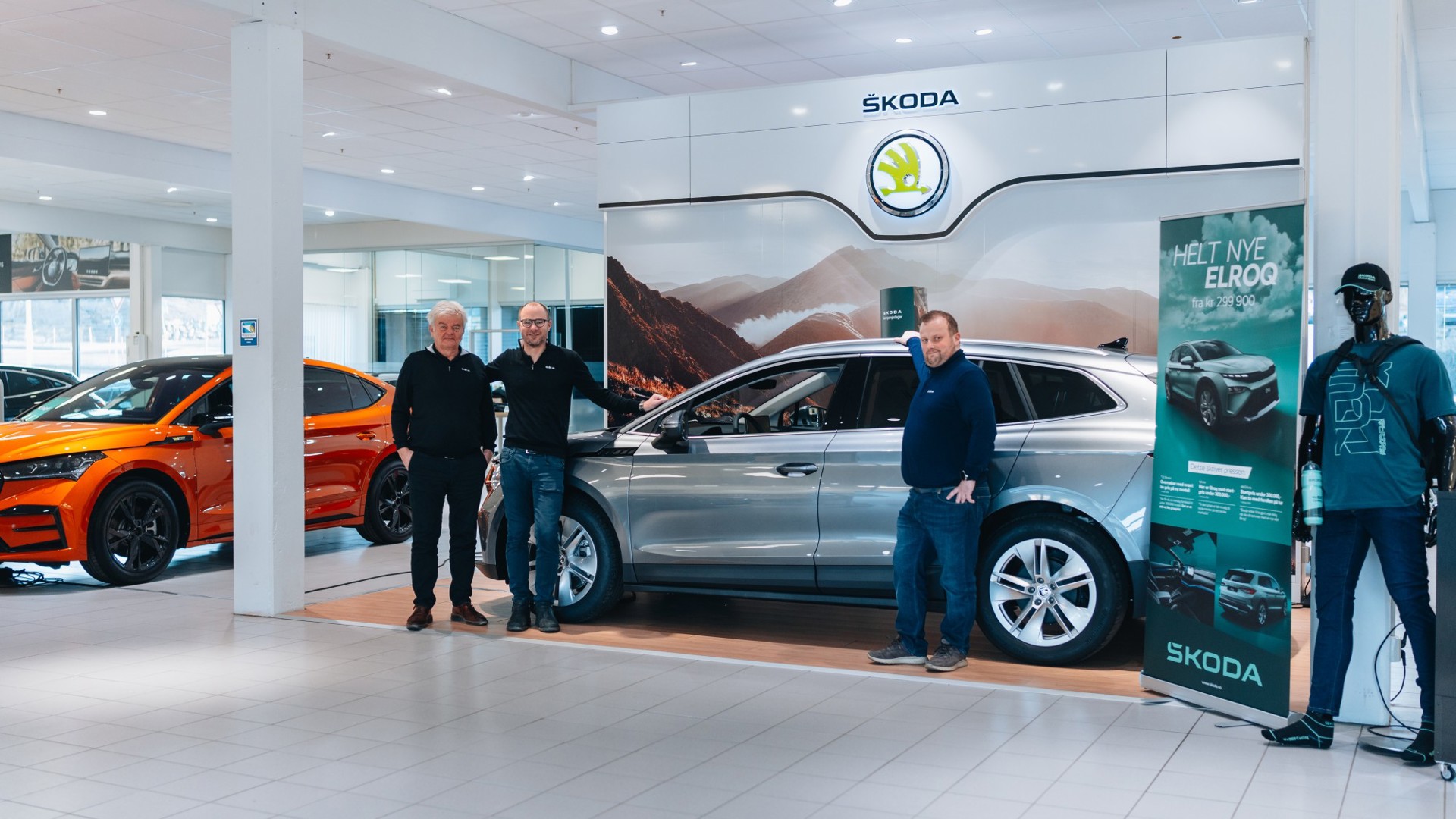 Foto_Gumpen samler Škoda og Audi i Kristiansand