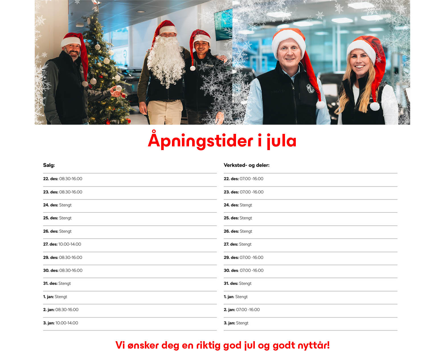 bilde_Åpningstider Gumpen Motor Jul 2025