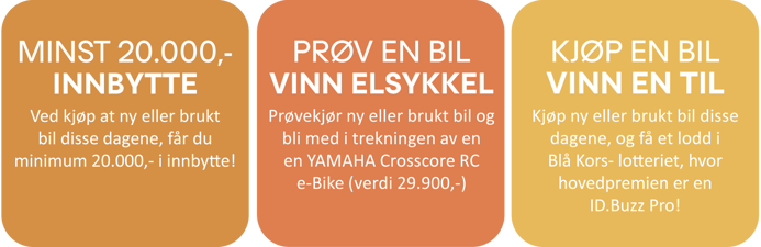 Lotteri på Gumpen. 20.000,- i garantert innbytte, og lotteri hvor du kan vinne ELSYKKEL fra Yamaha og ID.Buzz Pro.
